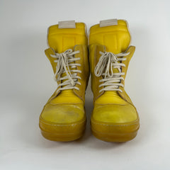 Rick Owens EDFU Lemon Geobaskets Size 45