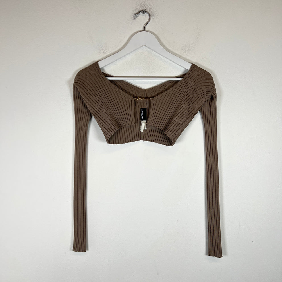 Jacquemus Beige La Maille Pablo Cardigan Size XS