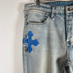 Ksubi Lightwash Van Winkle 'Right Time' Jeans Size 34