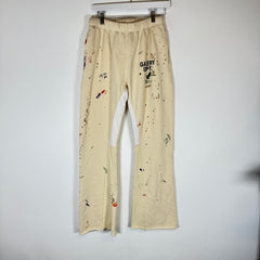 Gallery Dept Cream Paint Splatter Flare Sweatpants Size M