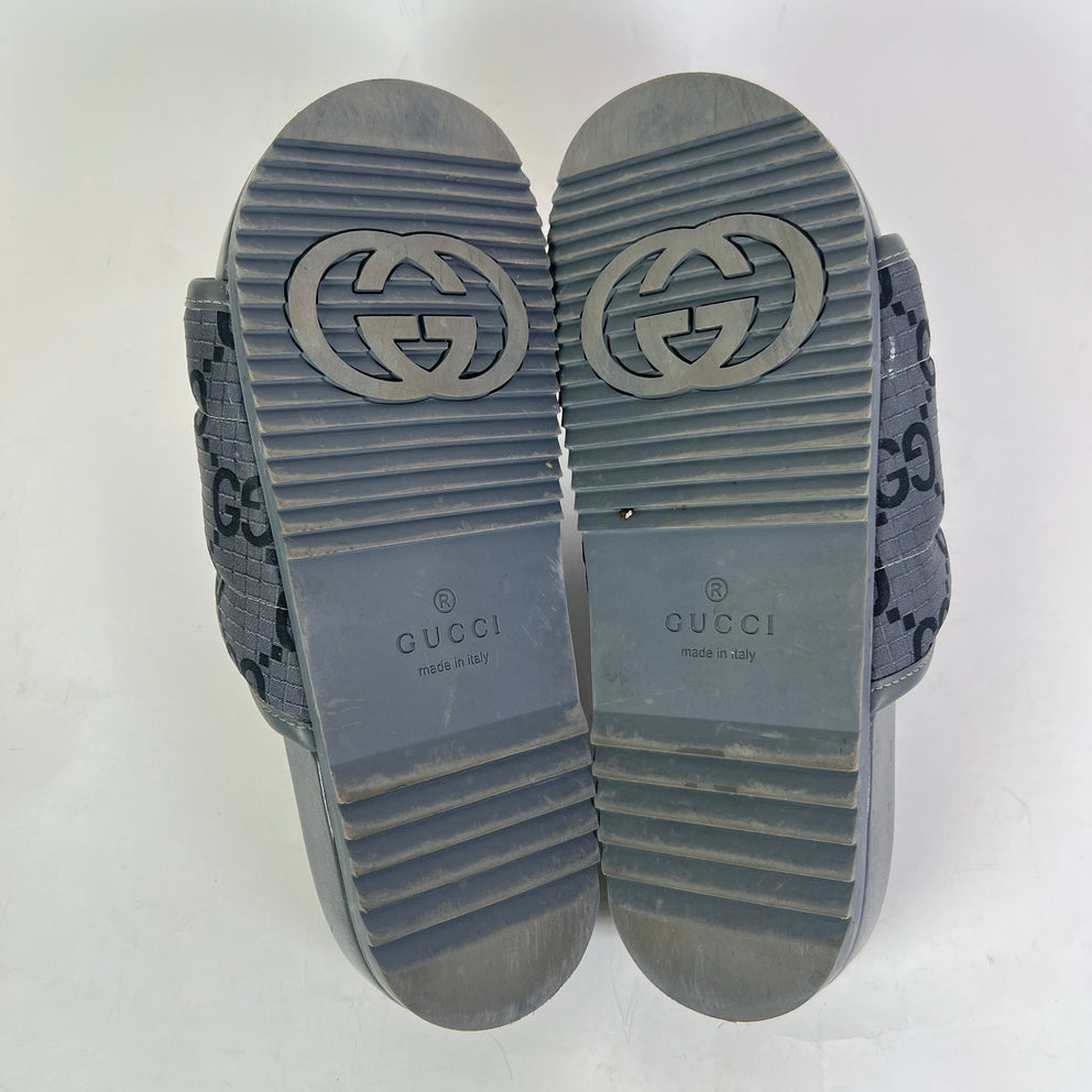 Gucci GG Monogram Ripstop Tech Sandals