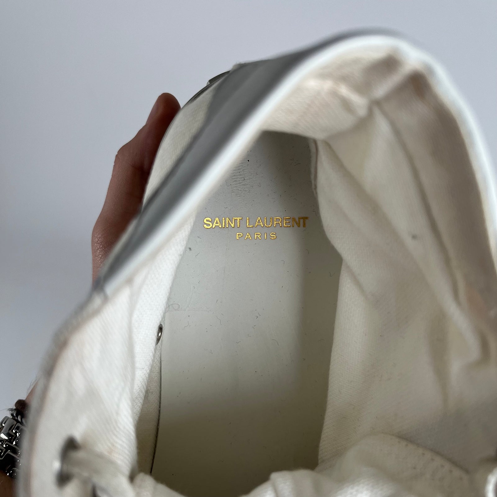 Saint Laurent Canvas Star High-Top Size 11