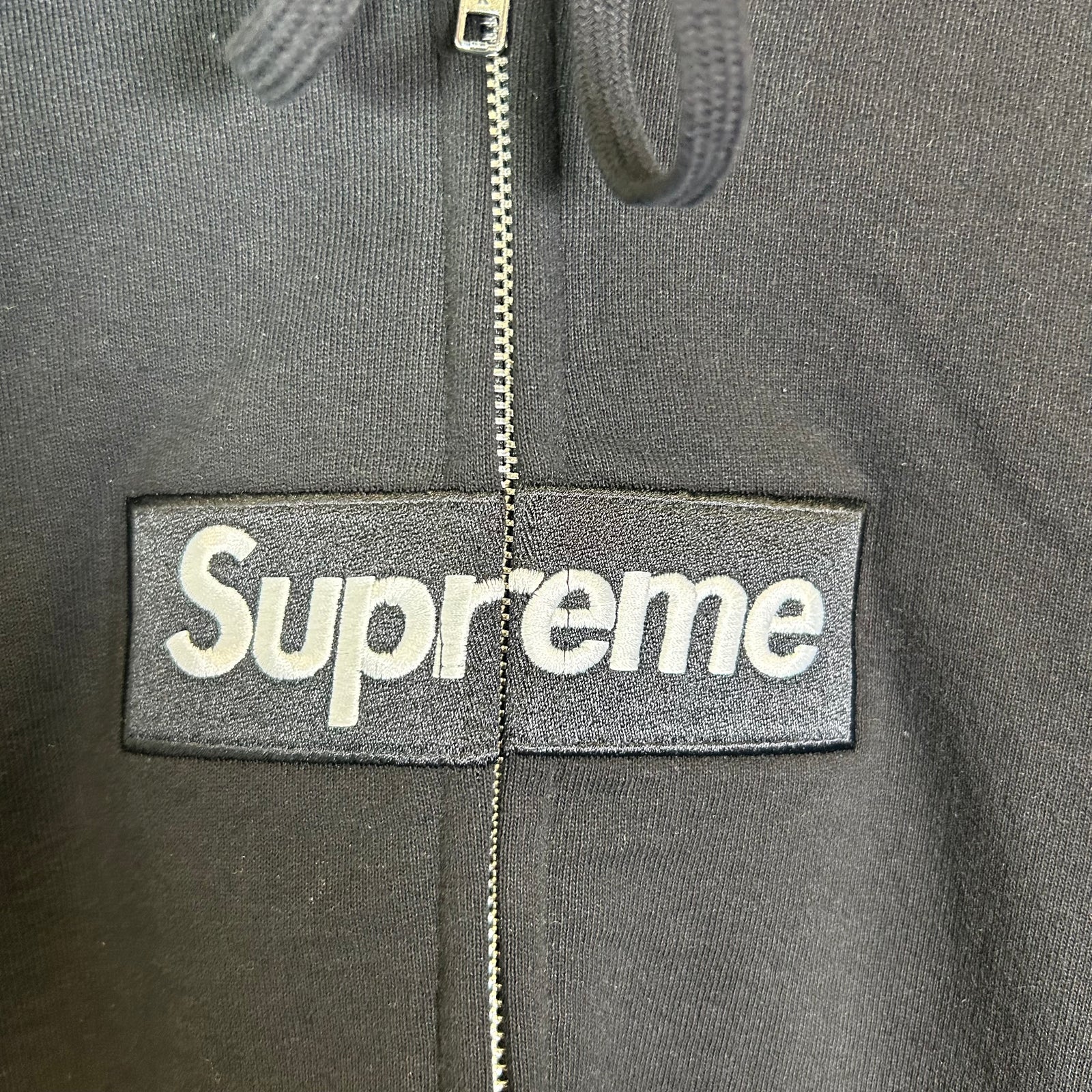 Supreme x MM6 Maison Margiela Box Logo Zip-Up Hoodie