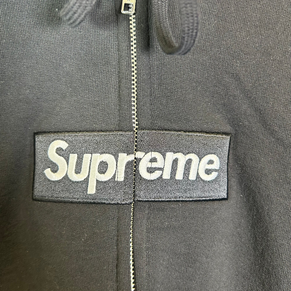 Supreme x MM6 Maison Margiela Box Logo Zip-Up Hoodie