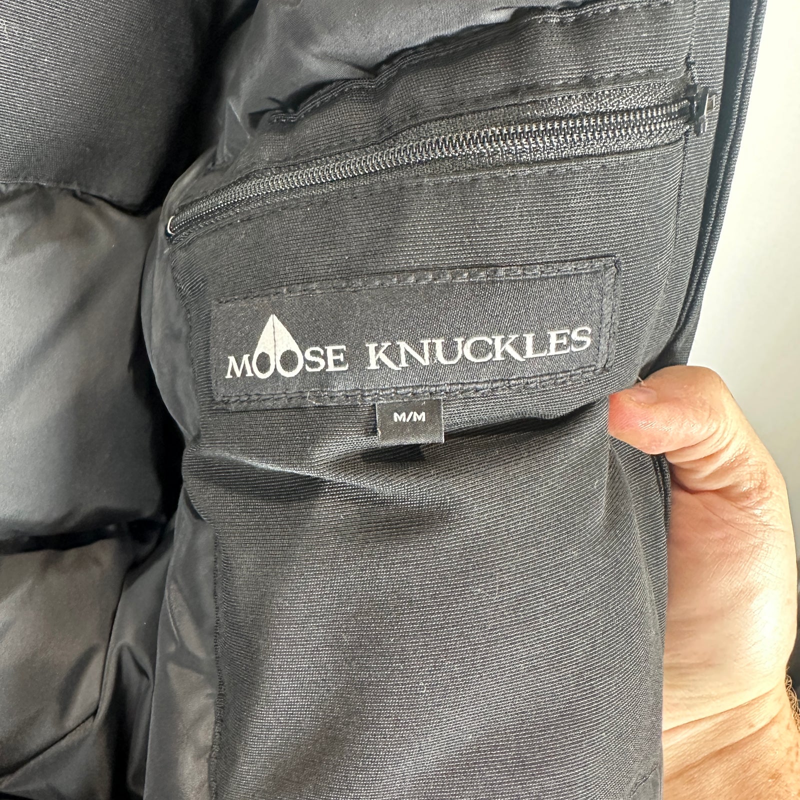 Moose Knuckles Fur Hooded Jacker Size M