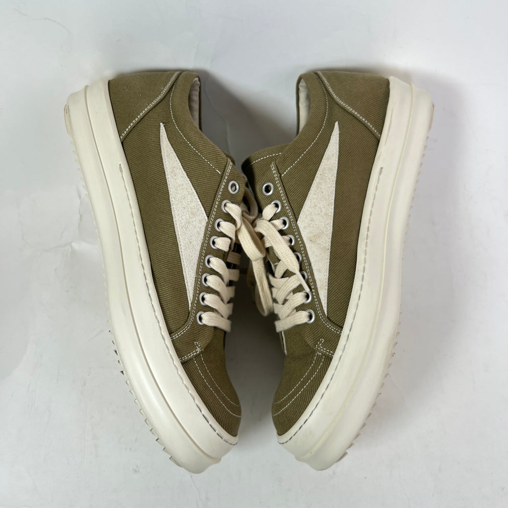 Rick Owens DRKSHDW Canvas Vintage Low-Top Sneakers