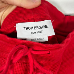 Thom Browne Red Waffle Shorts Size 4