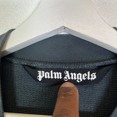 Palm Angels Washed Grey City Crewneck Sweatshirt
