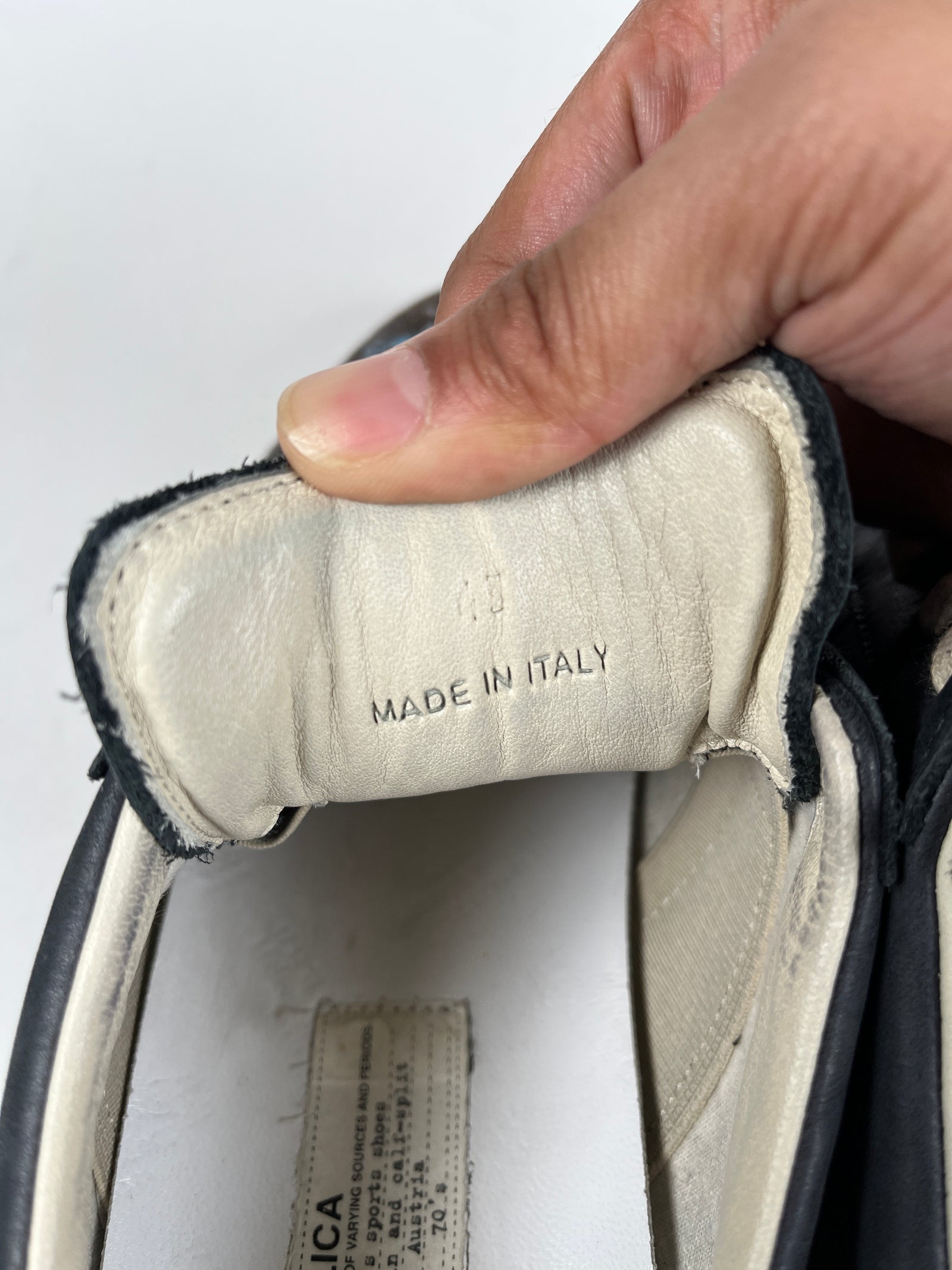 Maison Margiela Navy Paint Splatter Gats Size 43