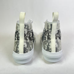 Dior B23 White/Black Oblique High-Top Sneaker Size 45