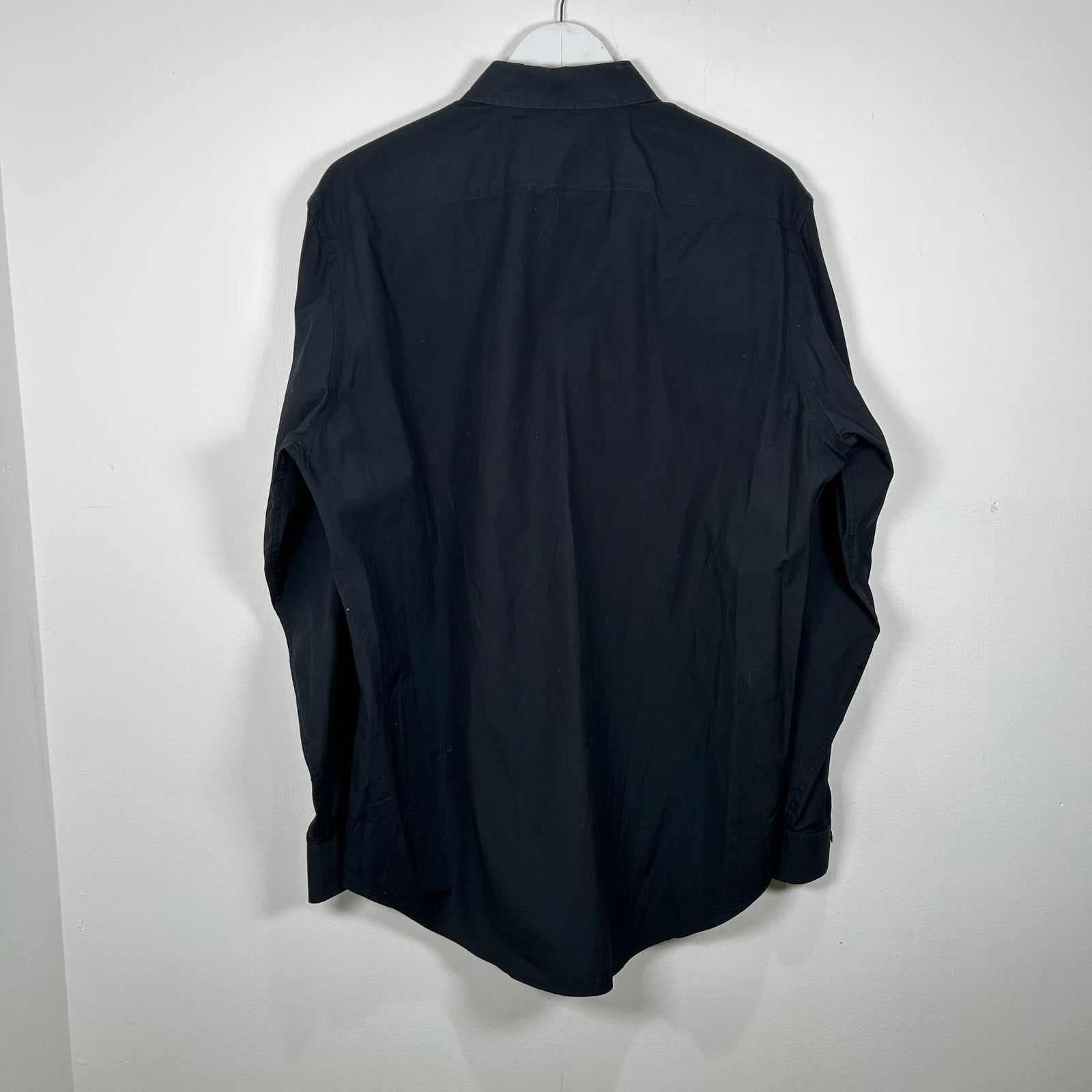 Burberry Brit Black Button-Up Dress Shirt Size L