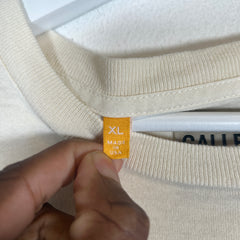 Gallery Dept Cream/Orange French Logo T-Shirt Size XL