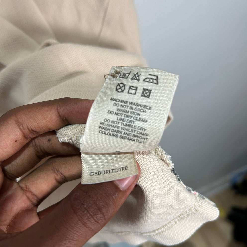 Burberry Brit Nova Plaid Polo Size Large