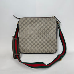 Gucci GG Monogram Courrier Patch Messenger Bag