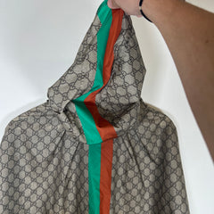 Gucci GG Web Fake/Not Hooded Nylon Parka Size M