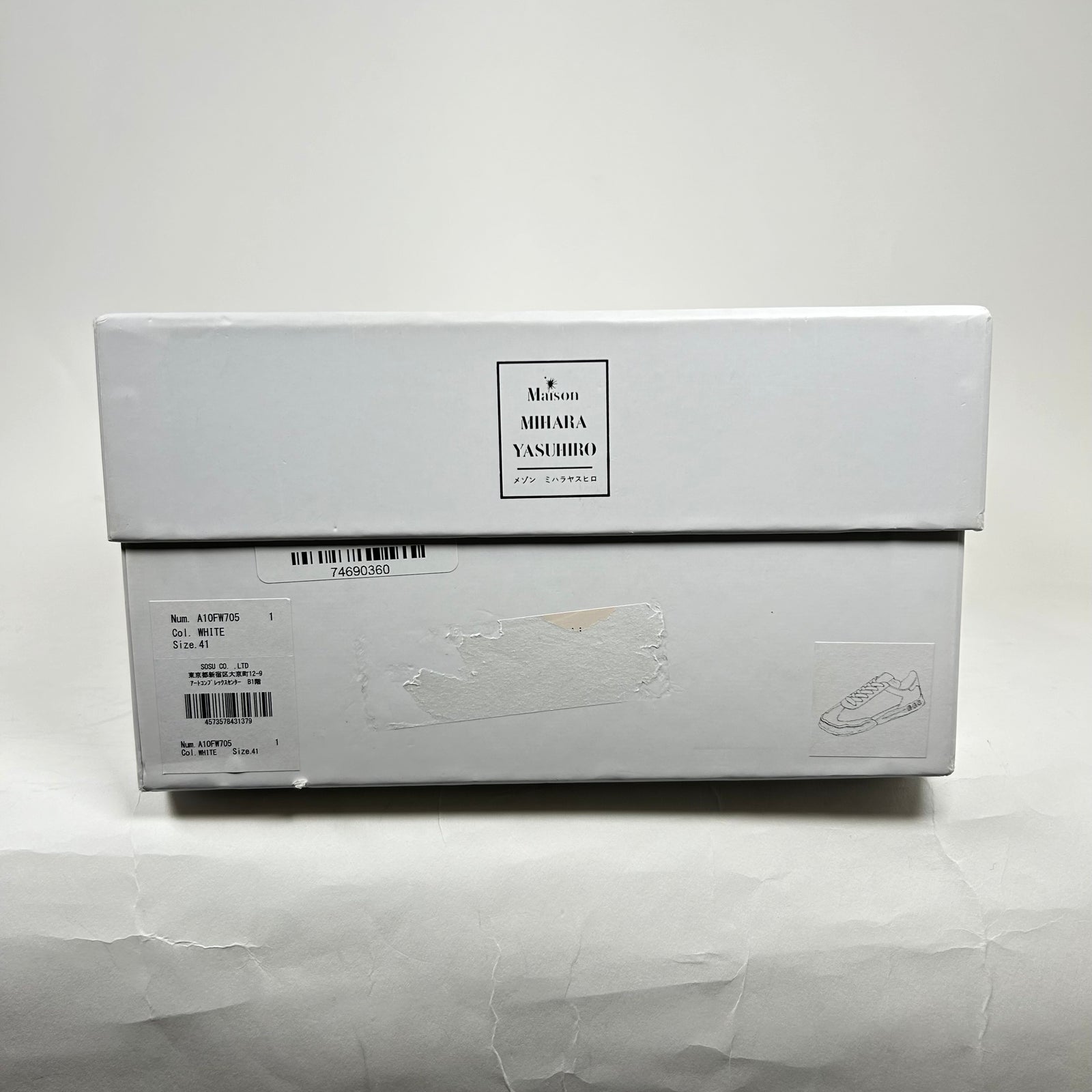 MMY Grey Herbie Worn Effect Sneakers Size 41