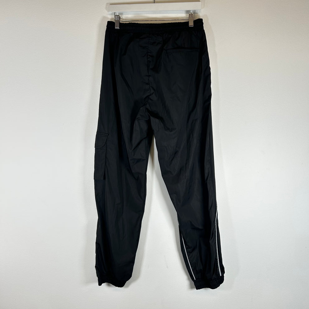 ACW Black Cargo Track Pants Size M