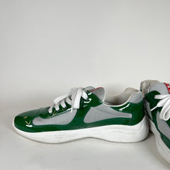 Prada Green/White Cups Size 12