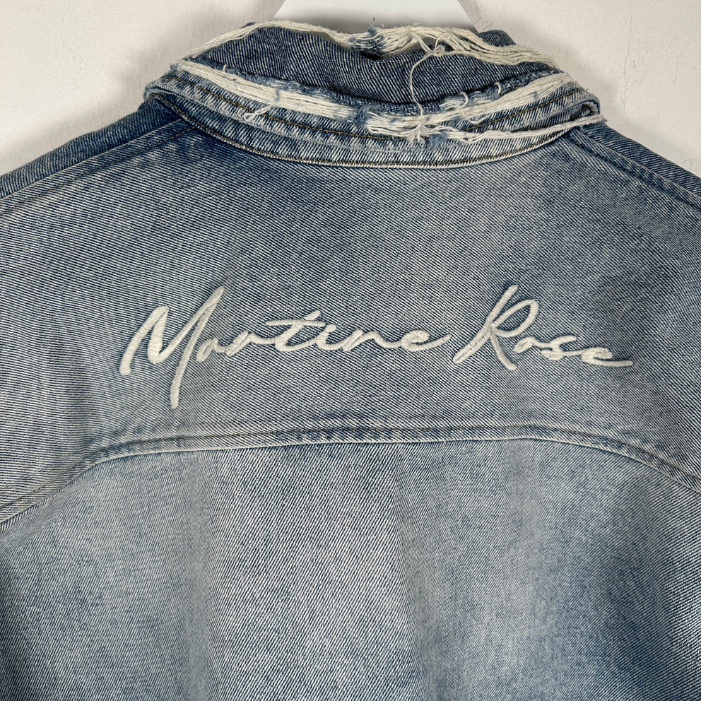 Martine Rose Denim Button-Up Shirt Size L