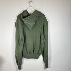 House Of Errors Washed Green Embroidered Hoodie Size XL