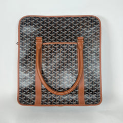 Goyard Black/Brown Goyardine Bourgogne Tote Bag
