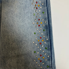 HMDD Lightwash Chimestone Denim Jeans Size 34