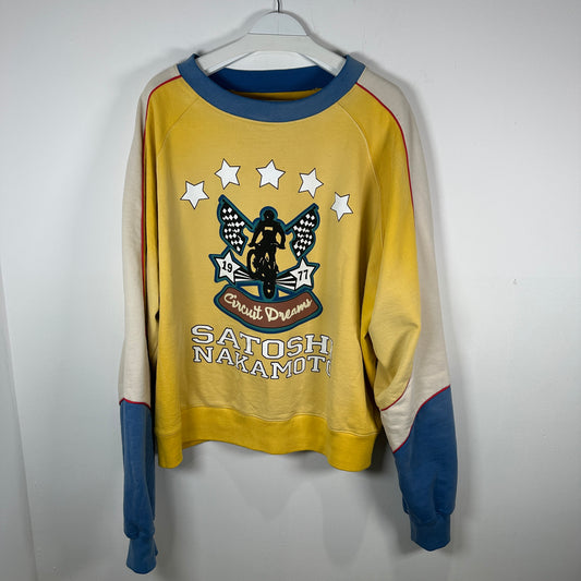 Satoshi Nakamoto 1977 Circuit Dreams Crewneck Size L