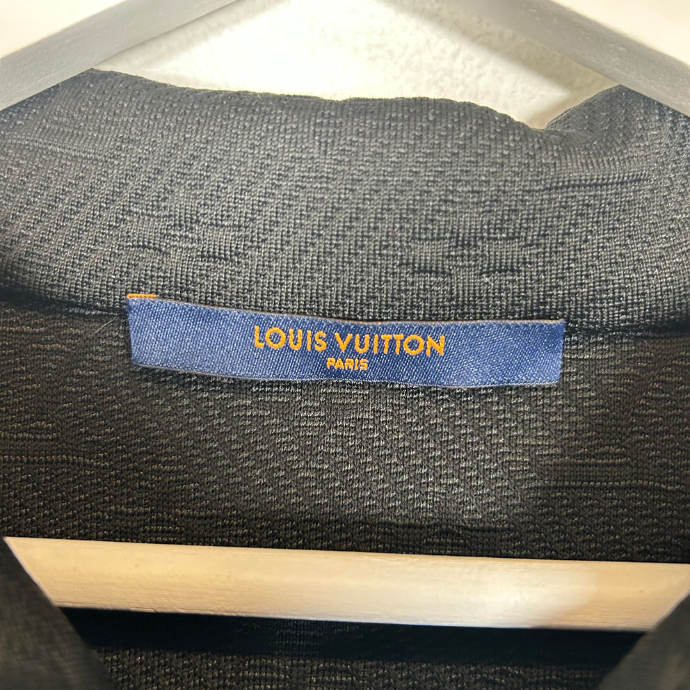Louis Vuitton Black Monogram Track Jacket Size M