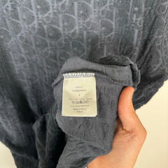 Dior Navy Oblique Towel Tee Size S