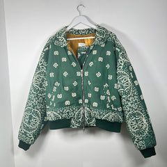 Rhude Paisley Bandana Puffer Jacket Size L