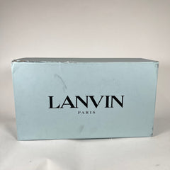 Lanvin Black/Yellow Clay Low Top Sneaker Size 39
