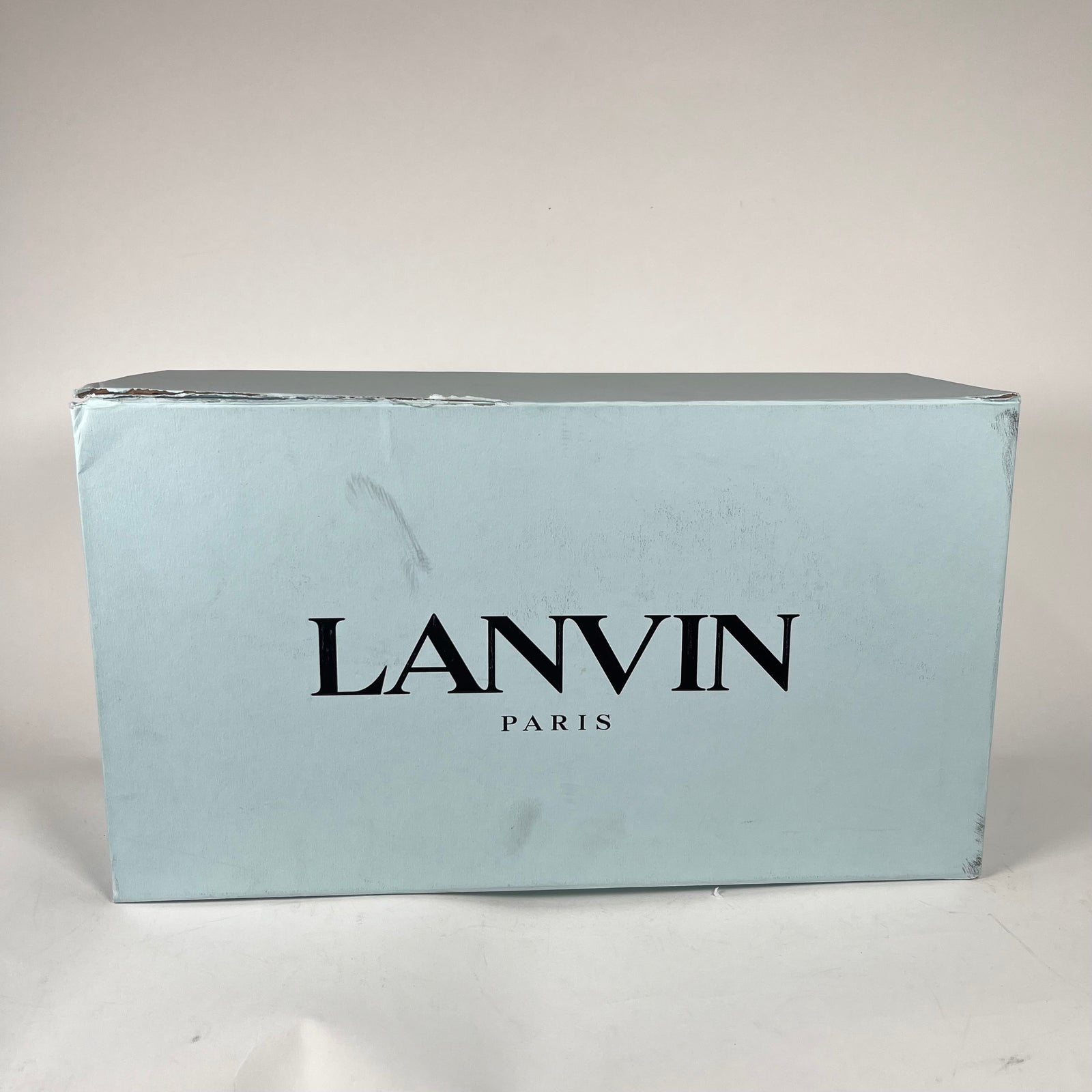Lanvin Black/Yellow Clay Low Top Sneaker Size 39