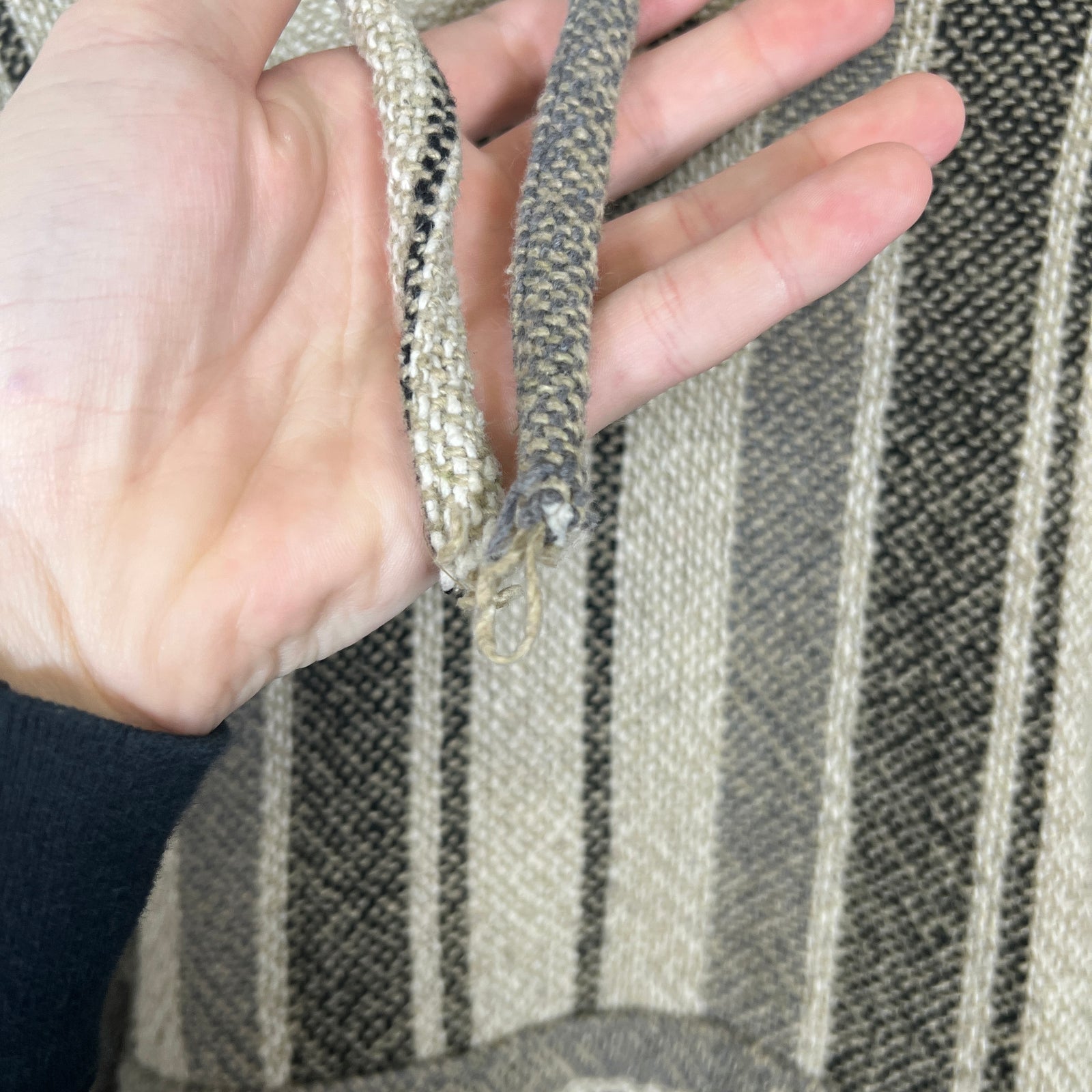 Fear of God Beige Poncho Hoodie Sz L
