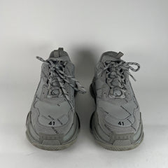 Balenciaga Grey All Over Logo Triple S Size 41