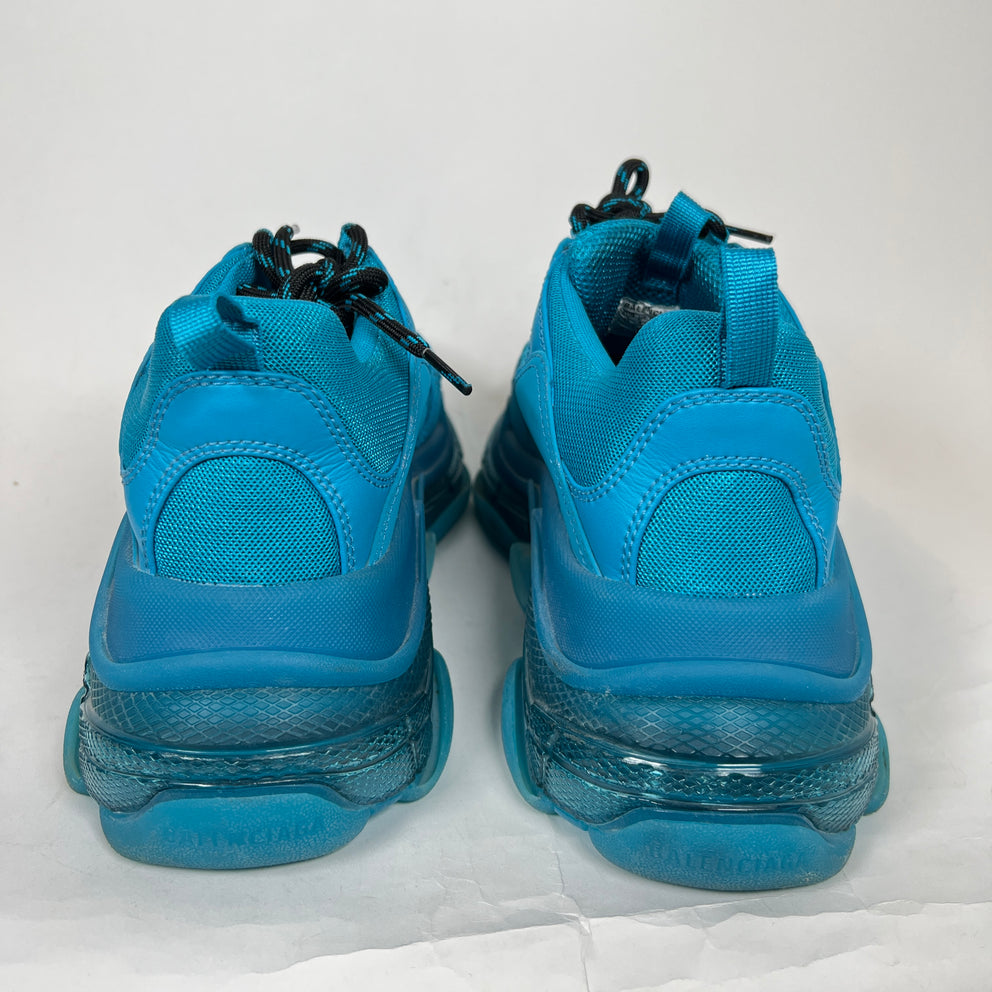 Balenciaga Teal Triple S Sneaker Size 43