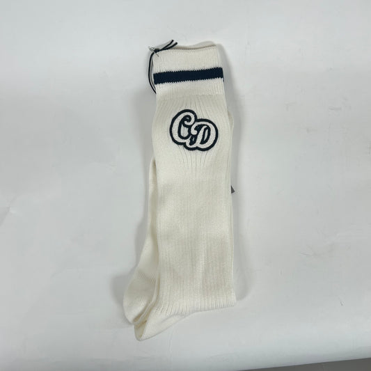 Dior Cream CD Socks Size L