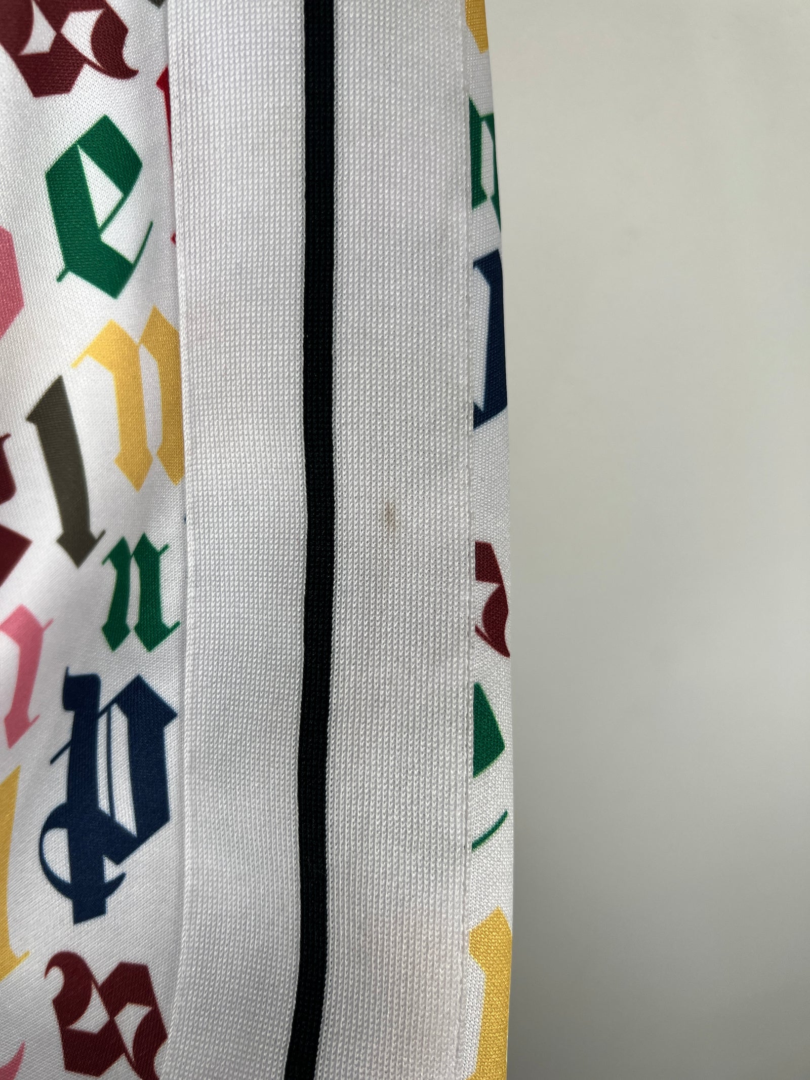 Palm Angels All-Over Letter Track Pants Size S