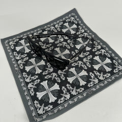Chrome Hearts Black/Silver Box Officer Sunglasses