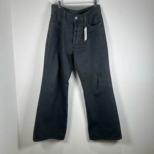 Acne Studios Black Flared 1981 Cut Jeans Size 34