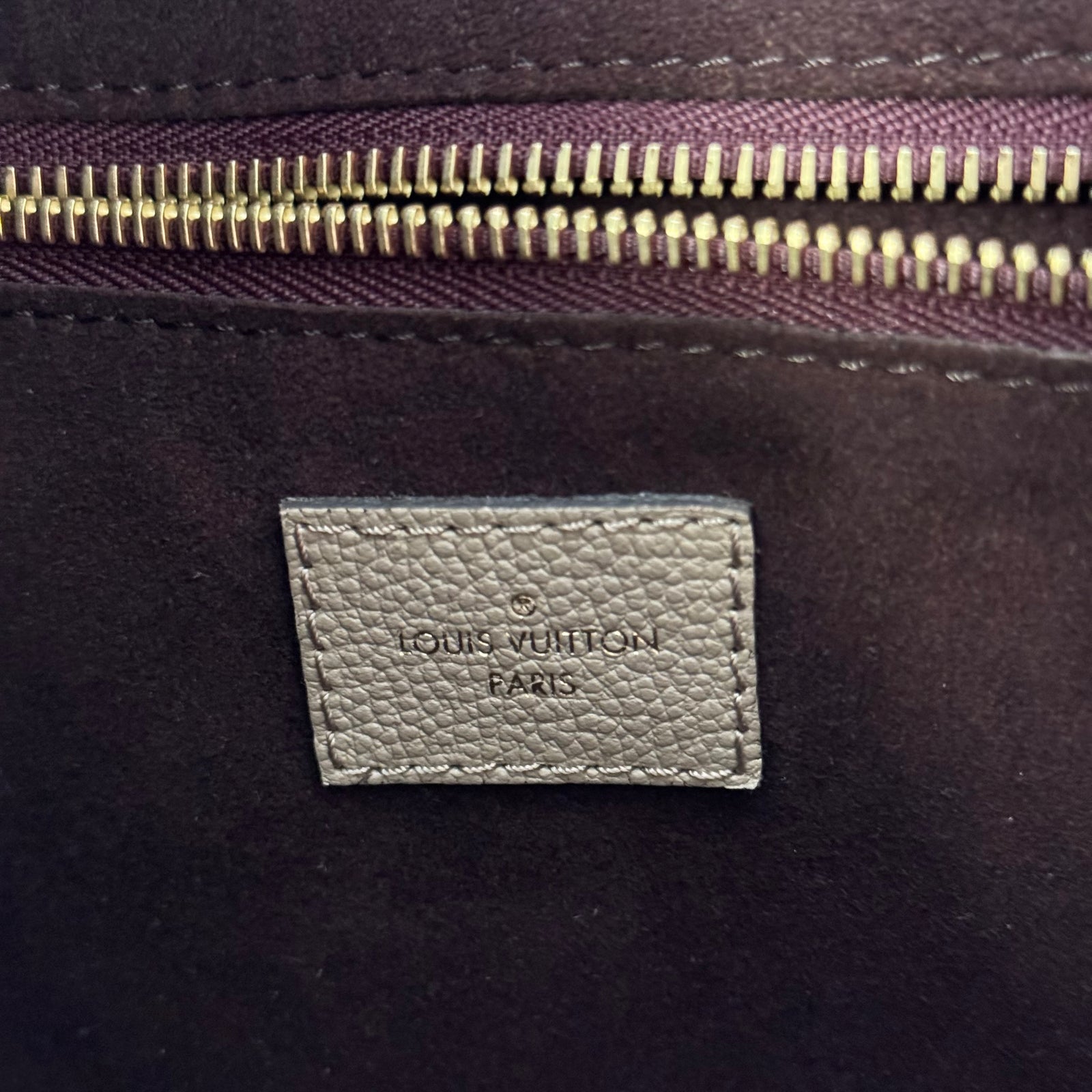 Louis Vuitton Taupe Monogram Empreinte MM Neverfull
