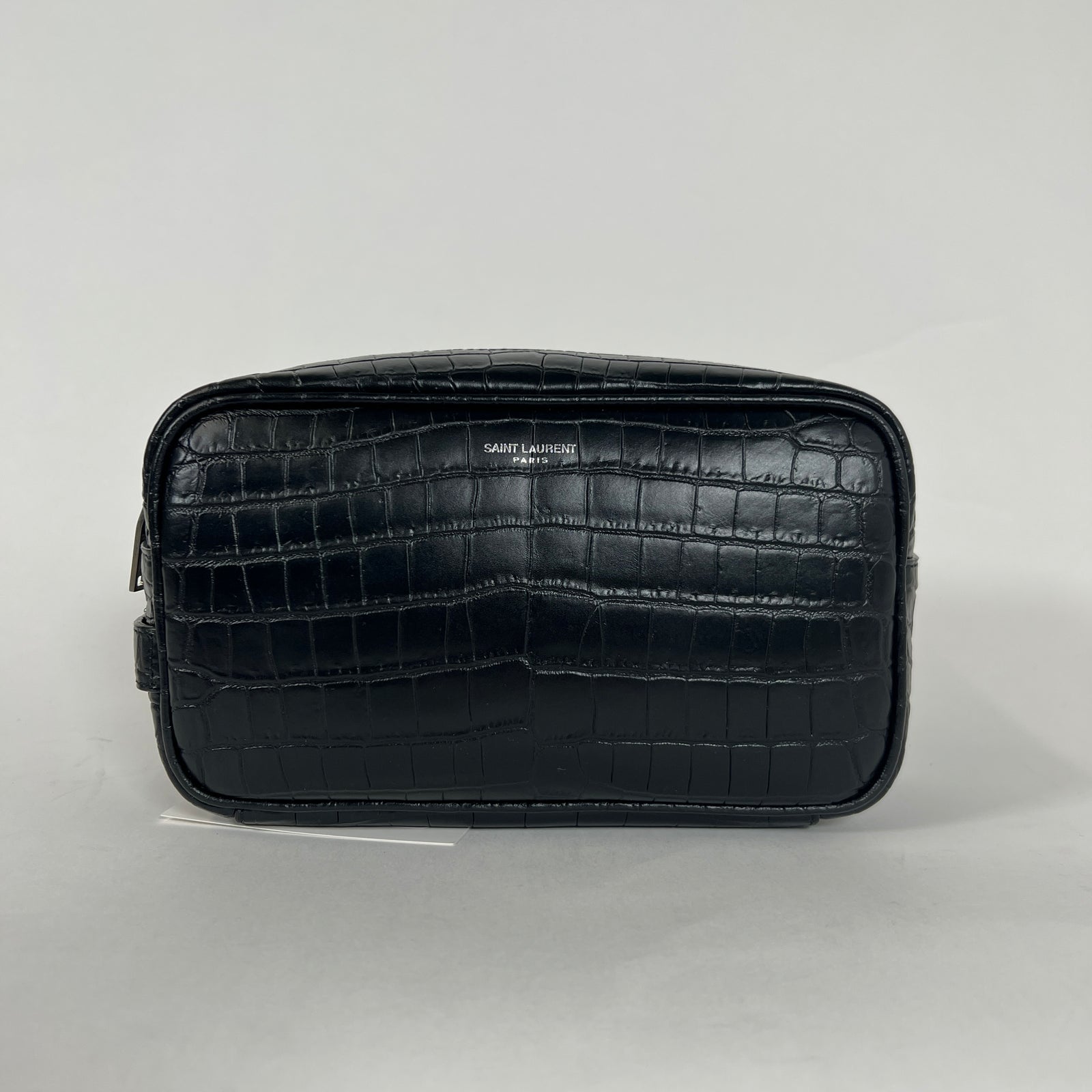 YSL Croc Toiletry Pouch