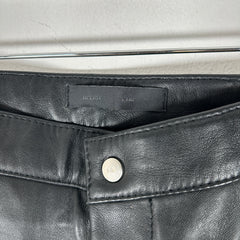 Heliot Emil Leather 'HE' Pants Size 28