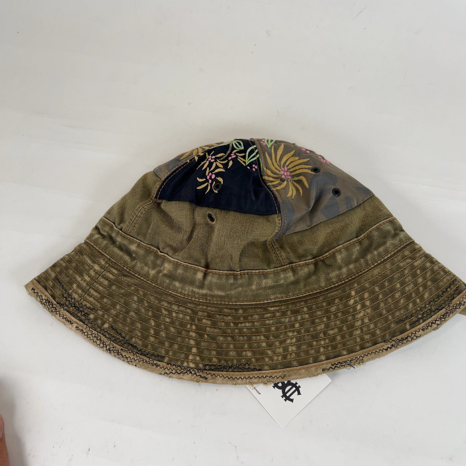 Kapital Patched Repaired 'Old Man and Sea' Bucket Hat
