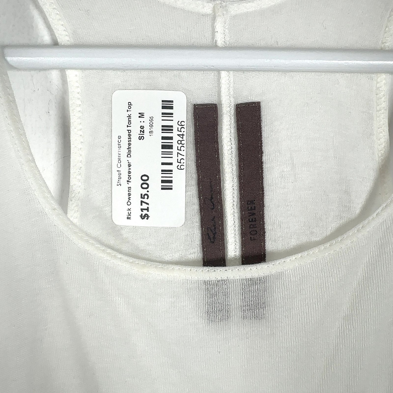 Rick Owens 'Forever' Distressed Tank Top