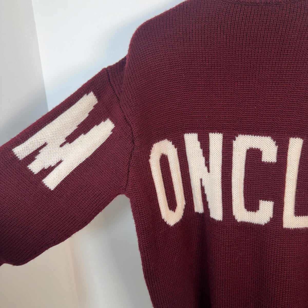 Moncler Maglione Spell Out Knit Sweater