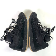 Lanvin Curb Black Suede Curb Sneakers