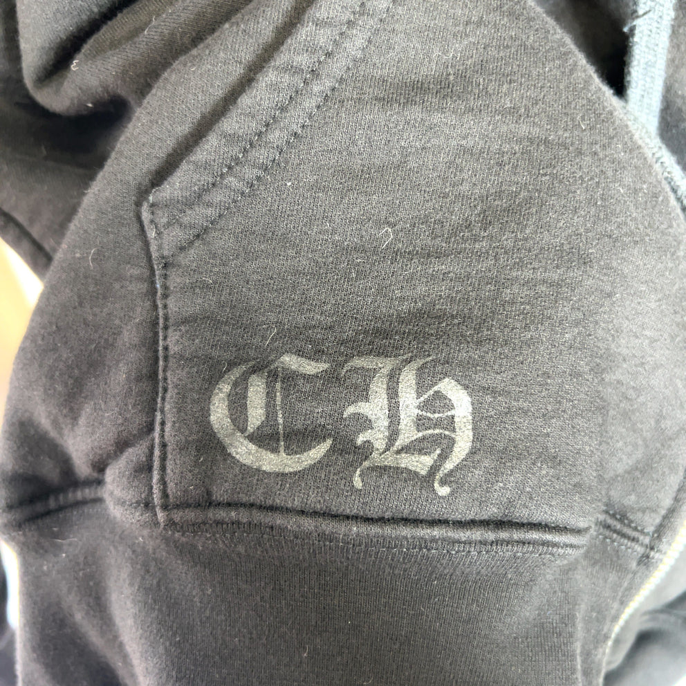 Chrome Hearts Vine Dagger Thermal Zip Up Hoodie