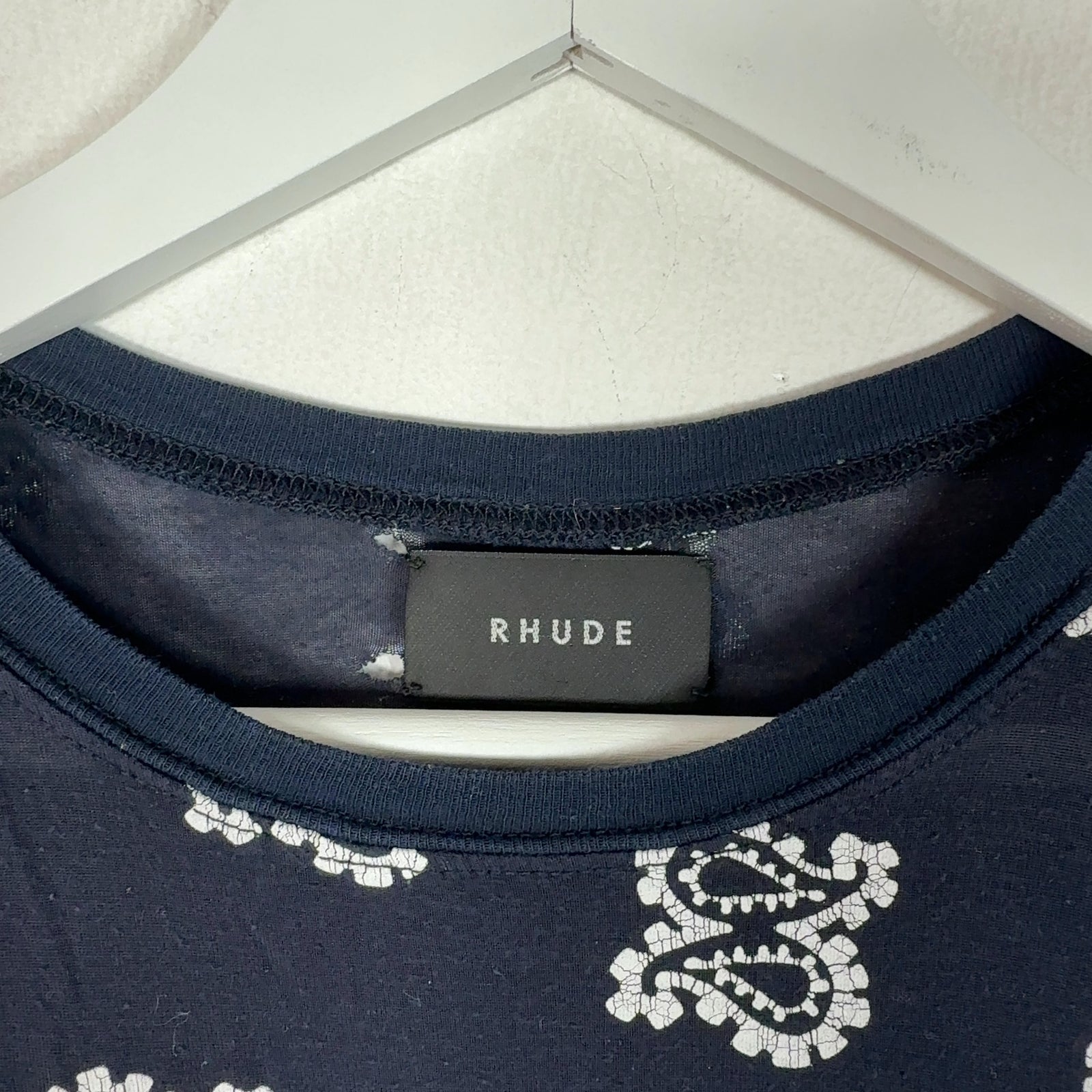 Rhude All Over Bandana Print T-Shirt