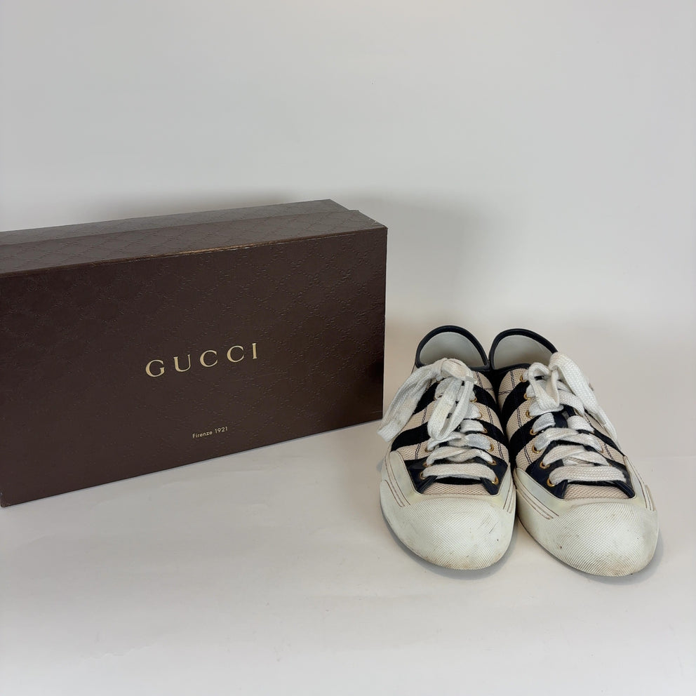 Gucci Zac Stripped Lowtop Sneakers