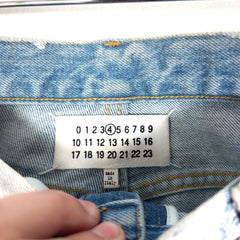 Maison Margiela Bianchetto Paint Denim